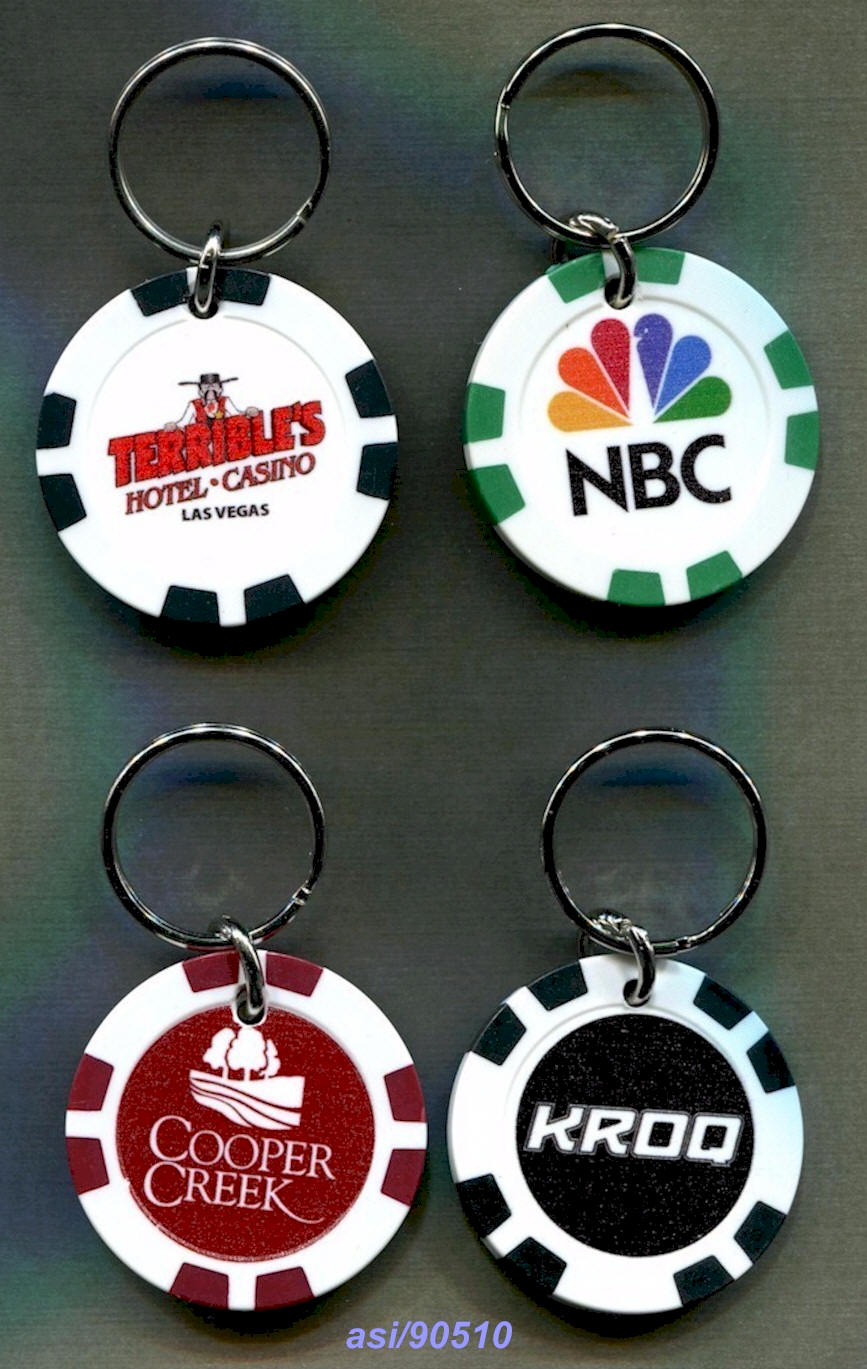 Poker Chips Key Chains